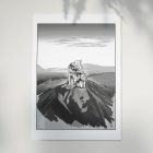 Affiche illustrée du Mont Aiguille